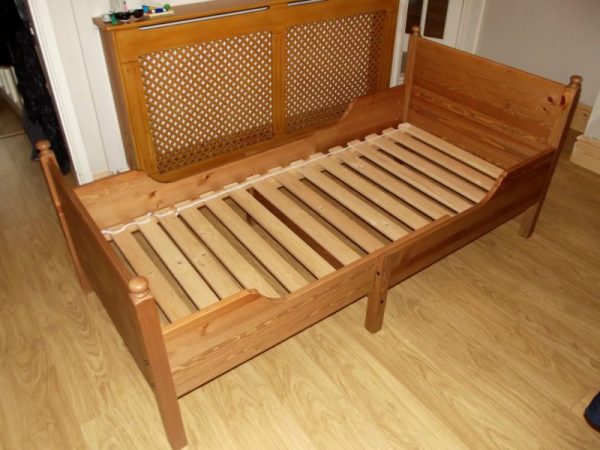 Деревянная кровать IKEA ЛЕКСВИК — отзывы