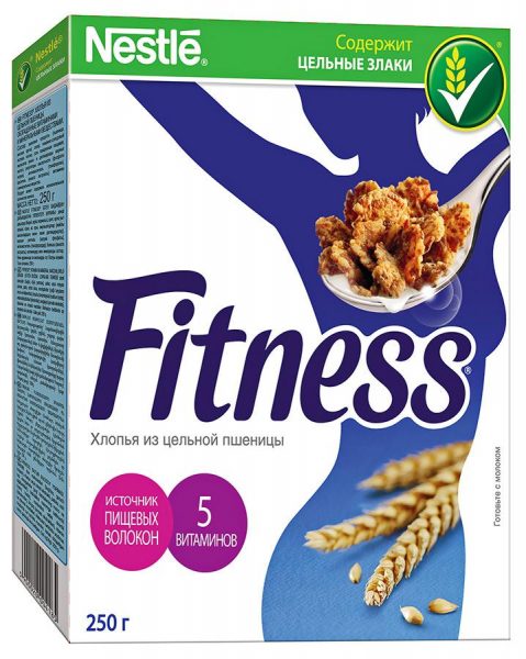 Готовые завтраки Nestle Хлопья Fitness — отзывы