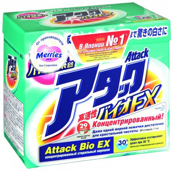 Японский стиральный порошок KAO «Attack» Bio EX Japonica — отзывы