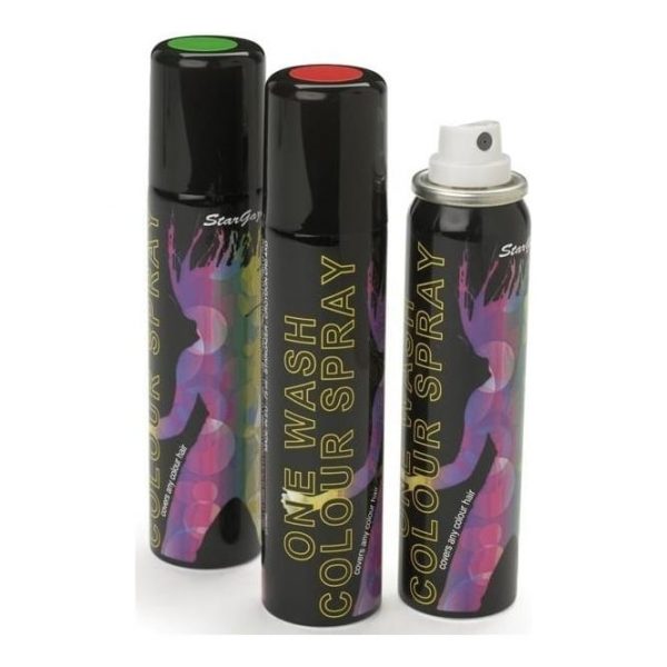 Смывающийся цветной спрей-краска для волос StarGazer One Wash Colour Spray — отзывы