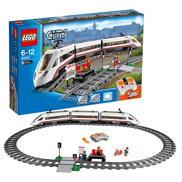Lego City Trains 60051 Скоростной пассажирский поезд — отзывы