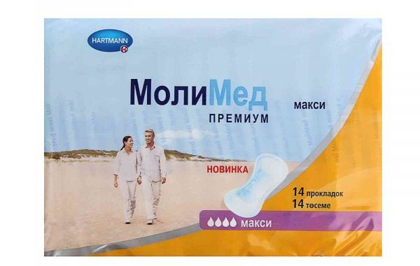 Прокладки урологические для женщин MoliMed Premium maxi — отзывы