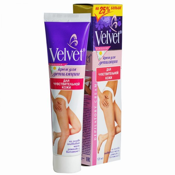 Крем для депиляции Velvet для чувствительной кожи — отзывы