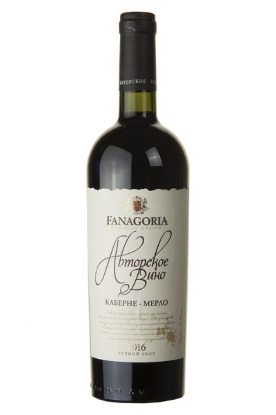 Вино красное сухое Fanagoria Авторское Каберне-мерло — отзывы