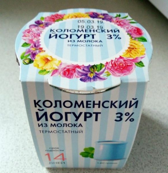 Йогурт из молока термостатный Коломенское молоко — отзывы