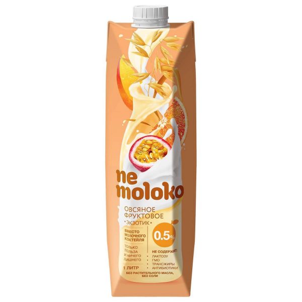 Напиток овсяный фруктовый Nemoloko Экзотик — отзывы