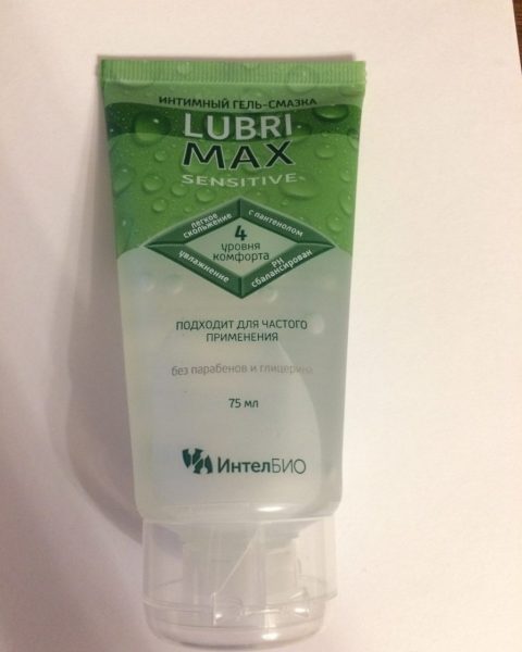 Интимный гель-смазка Lubri max Sensitive — отзывы