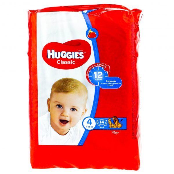 Детские подгузники Huggies Classic 4 — отзывы