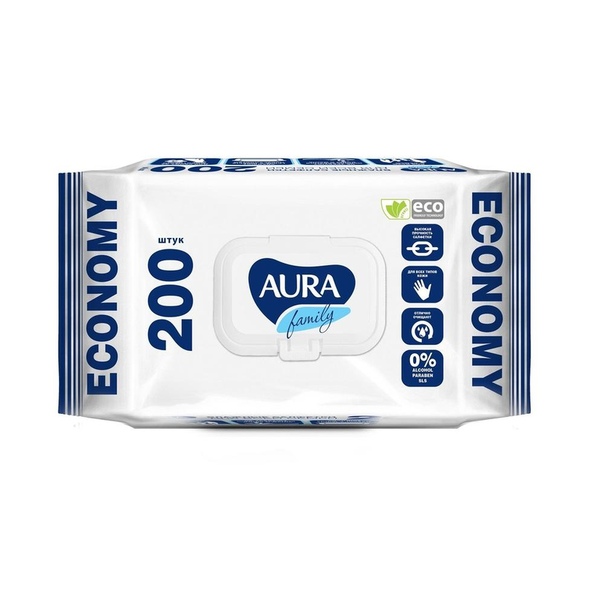 Влажные салфетки Aura Economy — отзывы