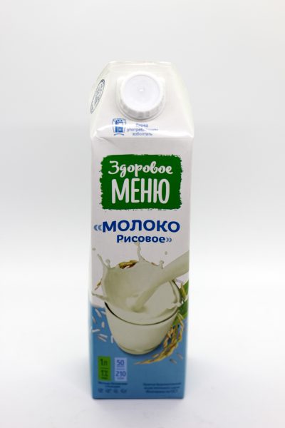 Рисовое молоко Здоровое Меню — отзывы