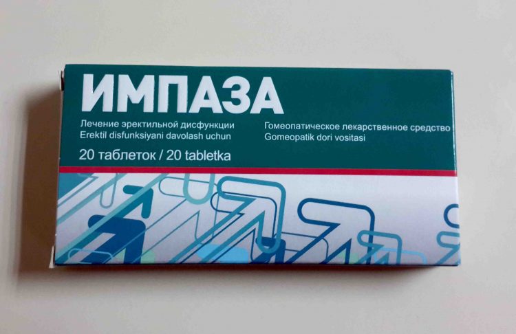 Препарат для лечение эректильной дисфункции Materia medica Импаза — отзывы