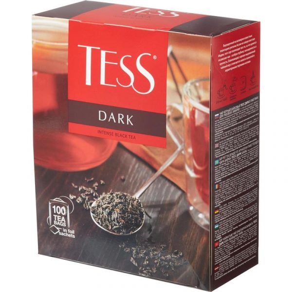 Чай Tess dark пакетированный — отзывы