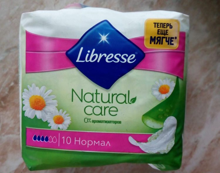 Прокладки женские гигиенические Libresse Natural Care Нормал — отзывы